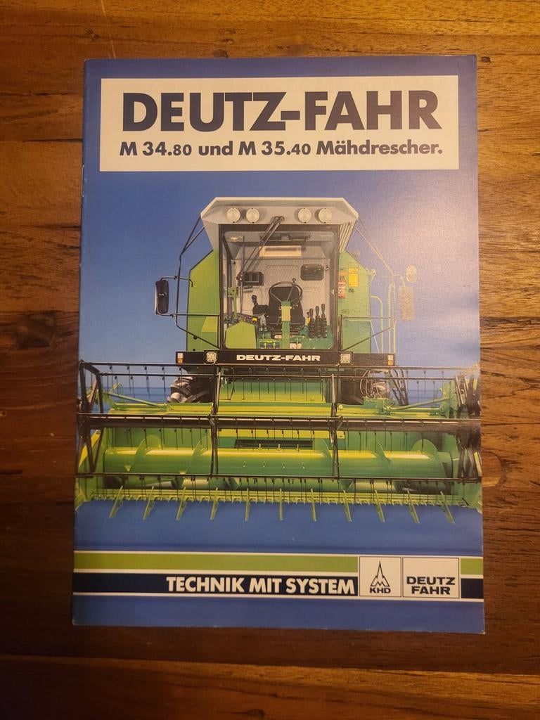 Tractor folder Deutz-Fahr M 34.80 M 35.40 Mähdrescher, Ophalen of Verzenden, Zo goed als nieuw