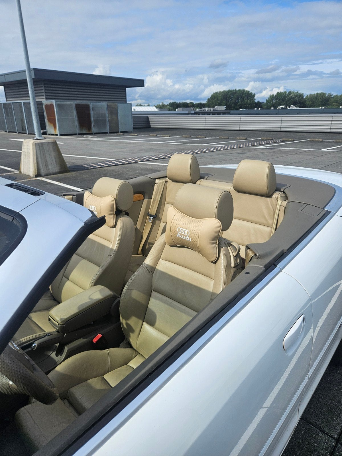 Audi A4 2.0 Tfsi 147KW Cabrio AUT 2008 Wit, Auto's, 4 cilinders, 4 stoelen, A4, Wit