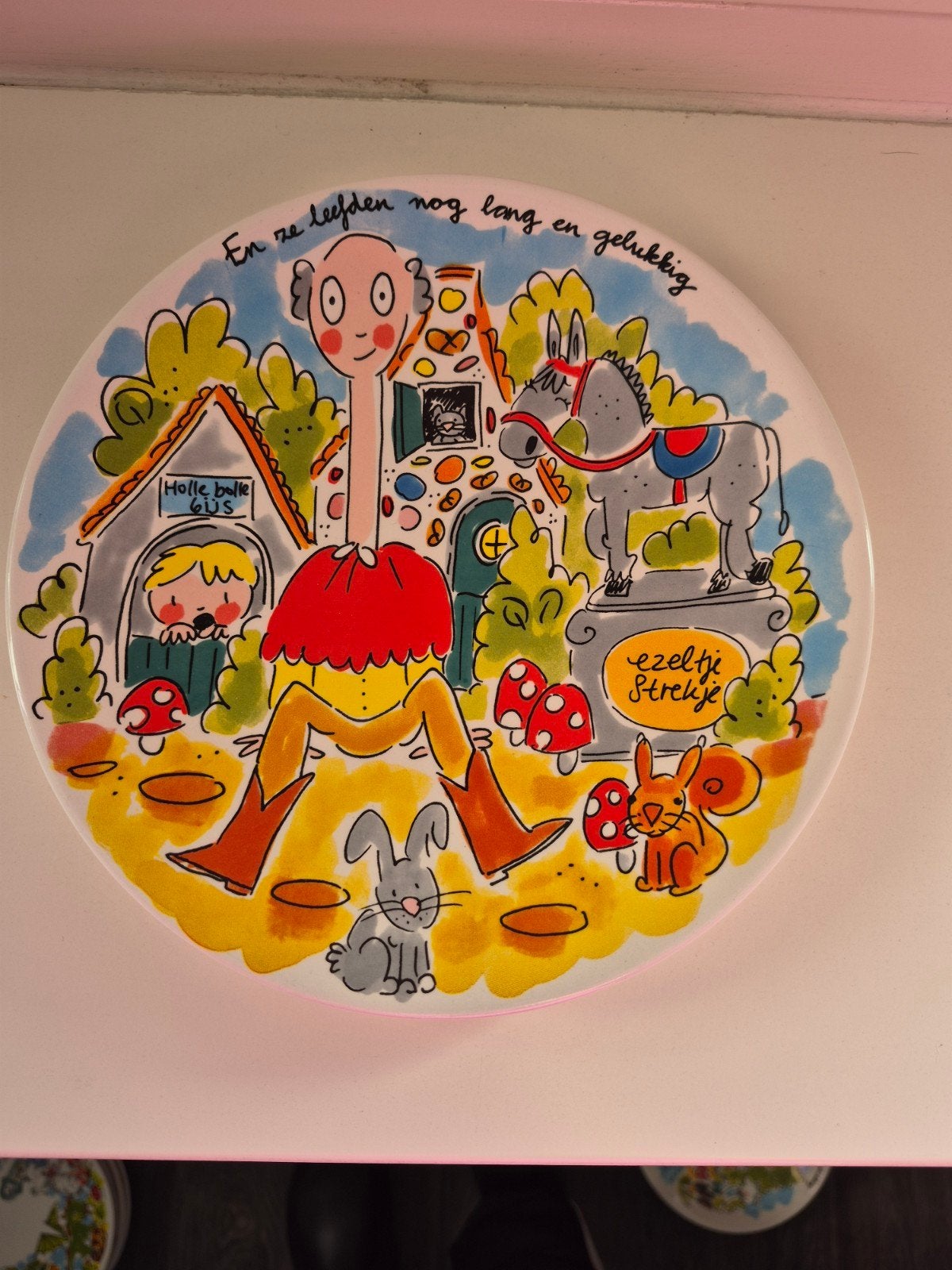 Blond Efteling Ontbijtbordje, Ophalen of Verzenden, Aardewerk