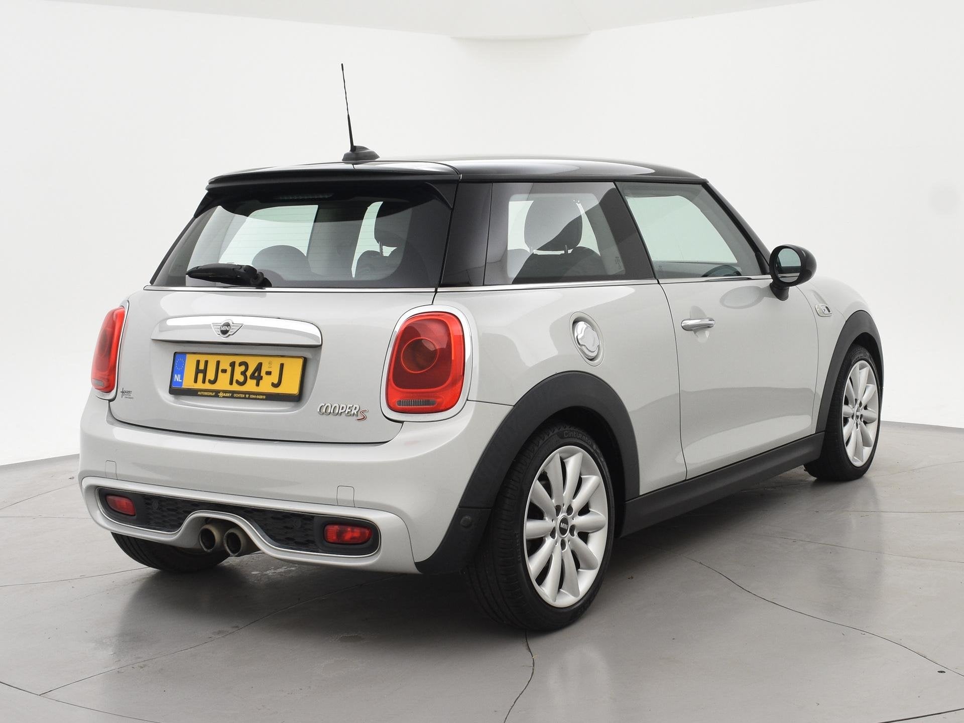 MINI 3-Deurs 2.0 Cooper S 192 PK WHITE SILVER + BRUIN LEDER, Auto's, Voorwielaandrijving, 1998 cc, Gebruikt, 4 stoelen