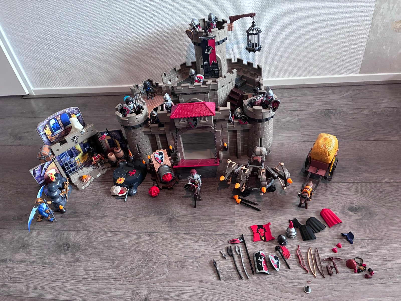 Playmobil kasteel - Burcht van de orde van de Valkenridders, Complete set, Ophalen of Verzenden, Zo goed als nieuw, Kasteel/Fort