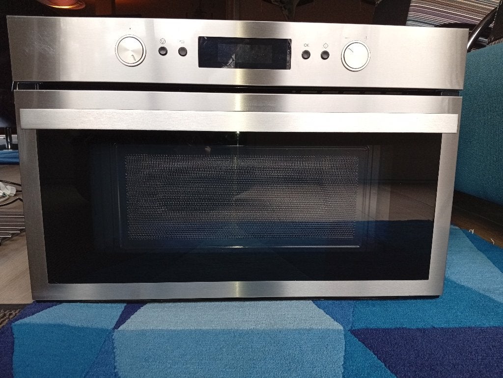 Magnetron crisp/gril. Met crispplaat, Witgoed en Apparatuur, Ophalen, Inbouw, Draaiplateau, 45 tot 60 cm