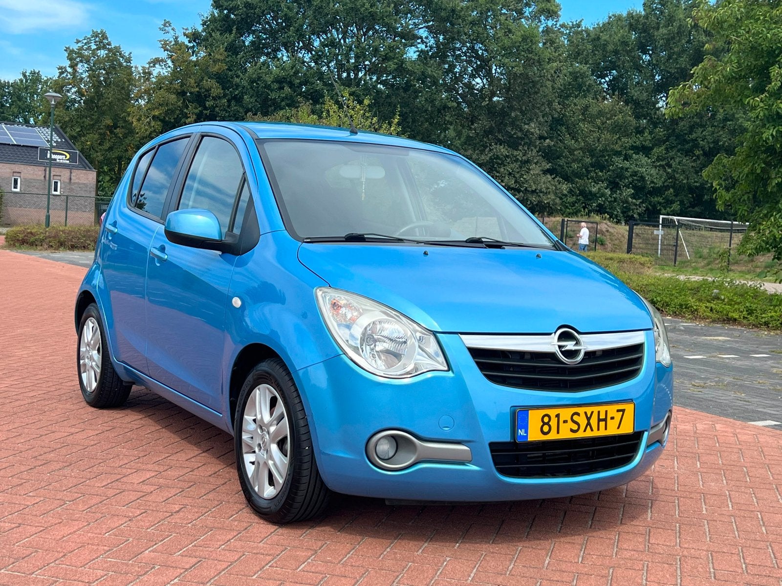 Opel Agila 1.0 12V 2011 Blauw, 31 €/maand, Blauw, Origineel Nederlands, Bedrijf