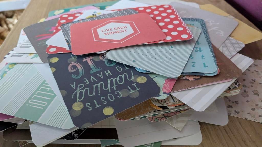 Heel veel Project Life kaarten, Ophalen of Verzenden