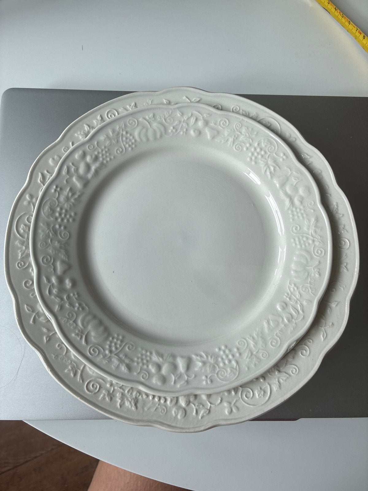 Digoin Sarreguemines Borden Set - Vintage Frans Servies, Ophalen of Verzenden