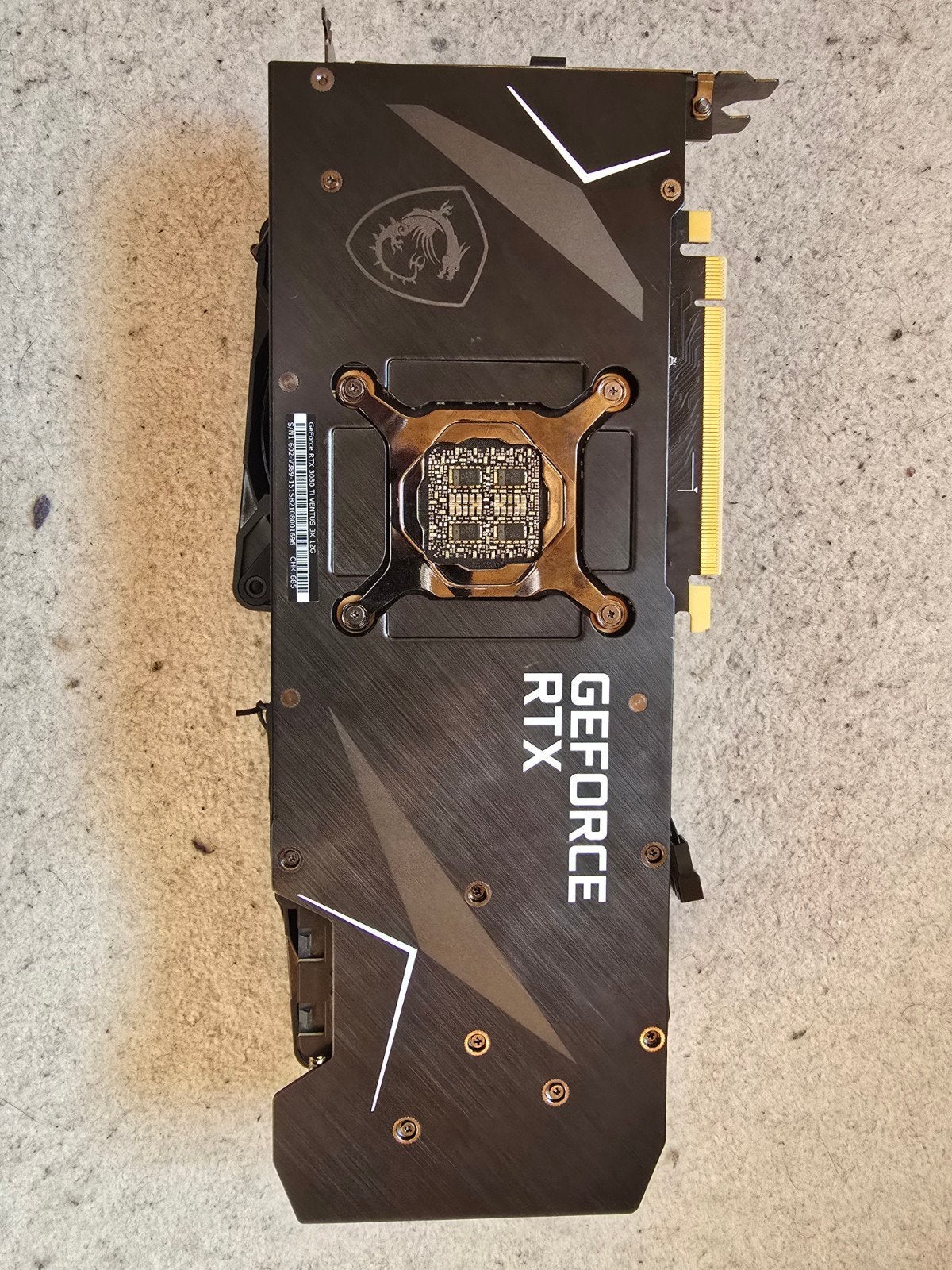 MSI GeForce RTX 3080ti met 2x12cm Arctic koeler, GDDR6, PCI-Express 4, Ophalen of Verzenden, Zo goed als nieuw