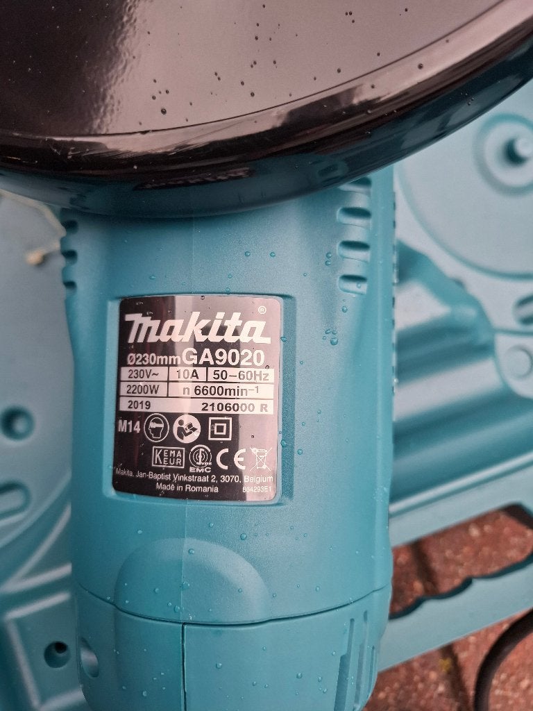 Makita haakse slijper, Ophalen, Nieuw, 1000 watt of meer, Haakse handslijpmachine