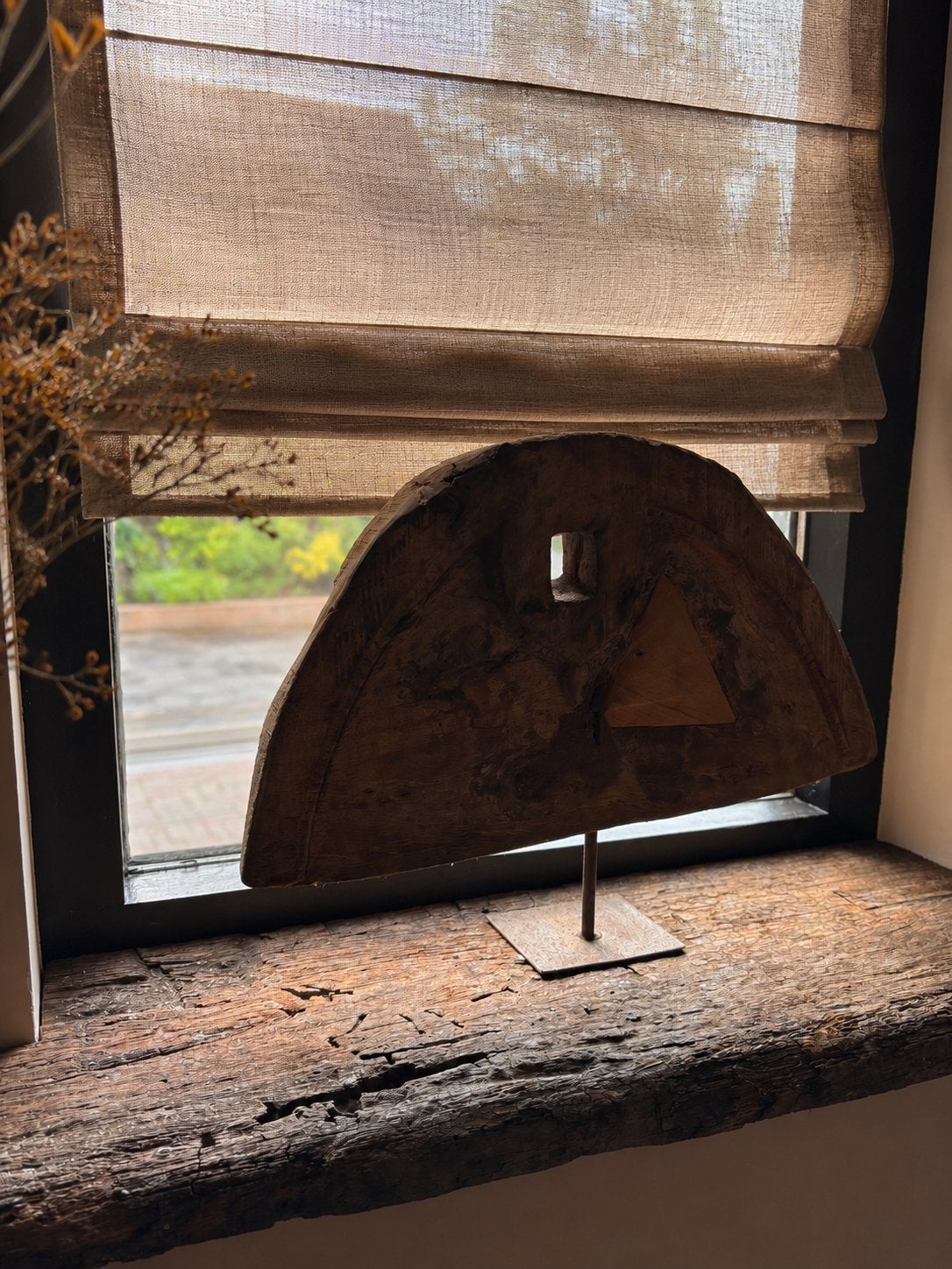 Uniek oud houten decoratieobject, Ophalen of Verzenden
