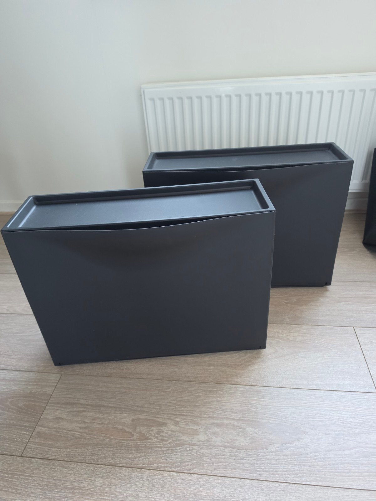 Ikea Trones st/opberger, zwart, 52x18x39 cm, Ophalen, Nieuw