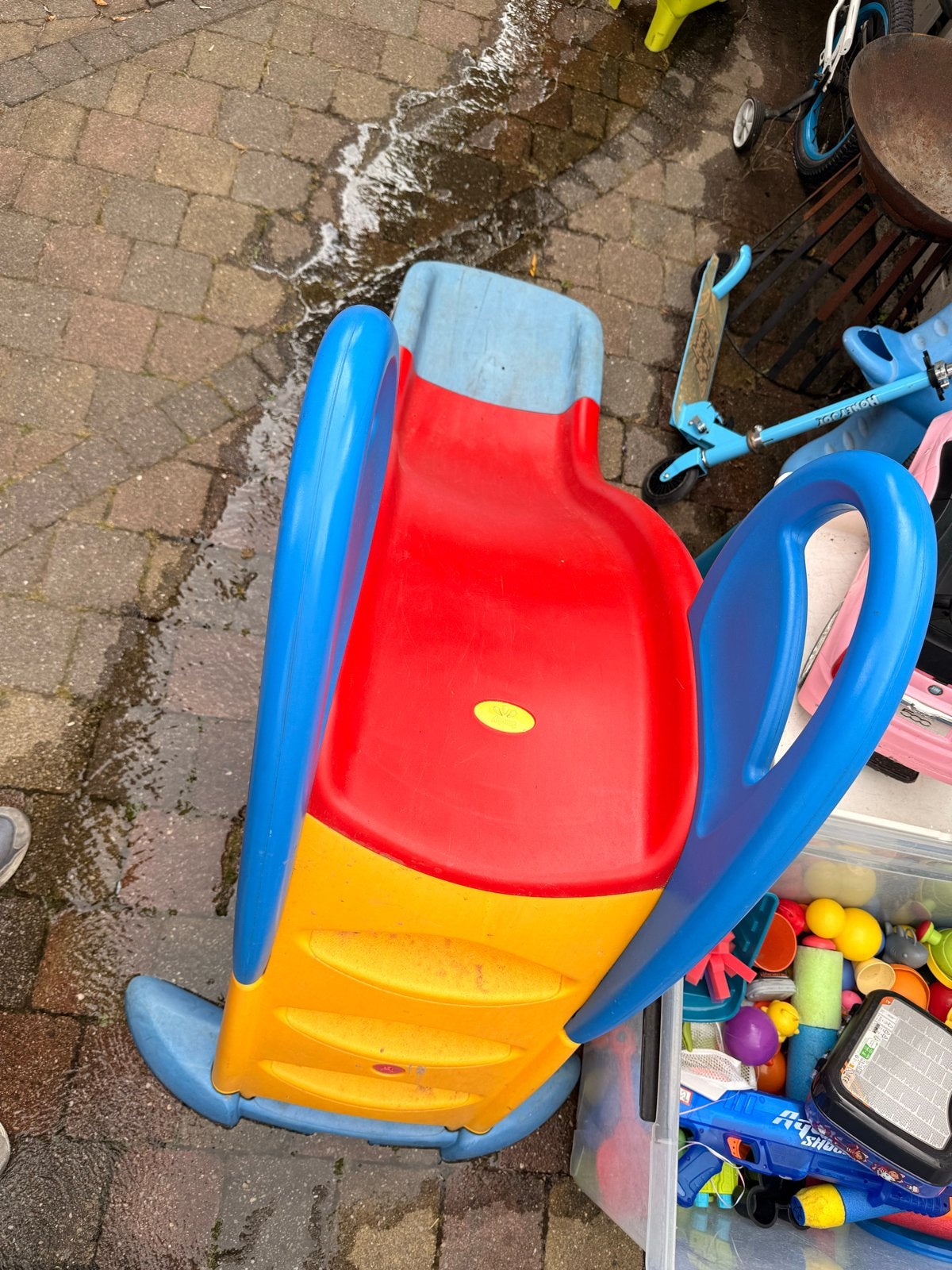 Smoby Glijbaan met wateraansluiting, Ophalen, Gebruikt, Glijbaan