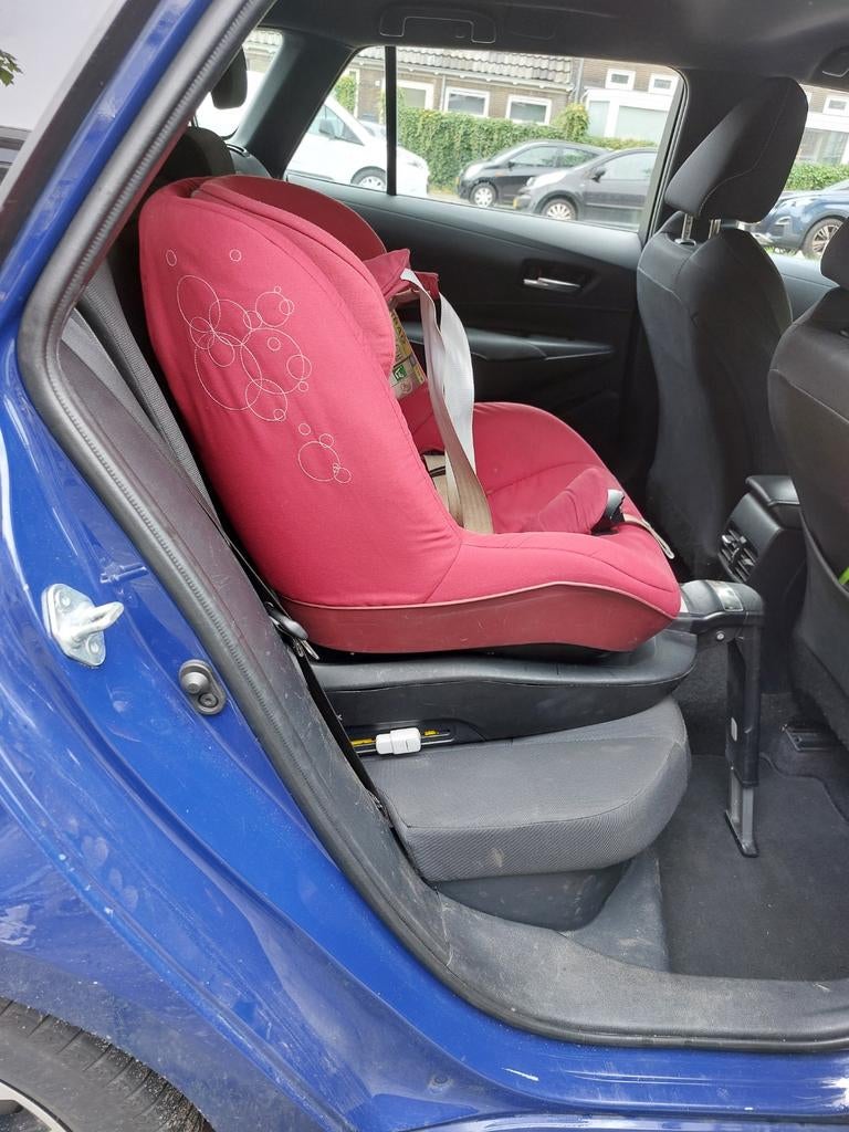 Maxi-Cosi 2wayFix & 2way Pearl Autostoel Rood, Ophalen, Gebruikt, 0 t/m 18 kg, Verstelbare rugleuning