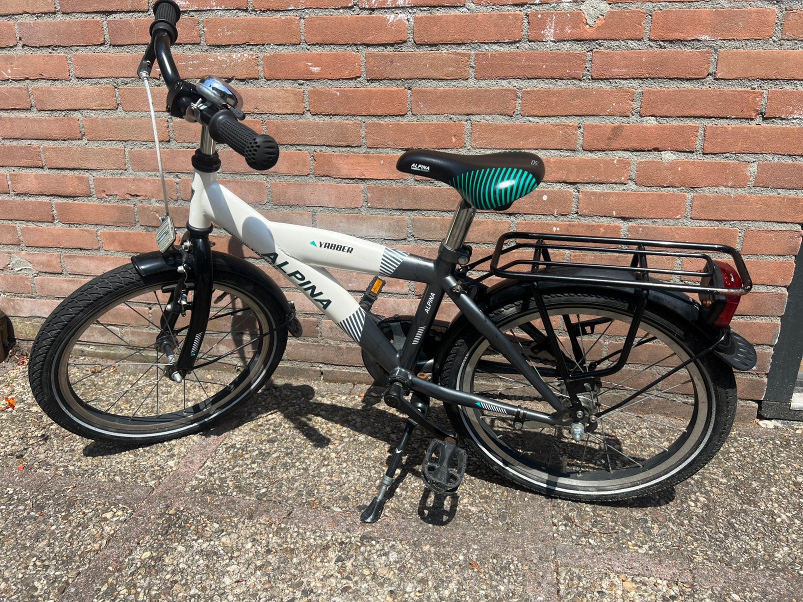 Alpina Yabber jongensfiets 18 inch, Fietsen en Brommers, Fietsen | Jongens, Ophalen, Terugtraprem, Gebruikt, Handrem