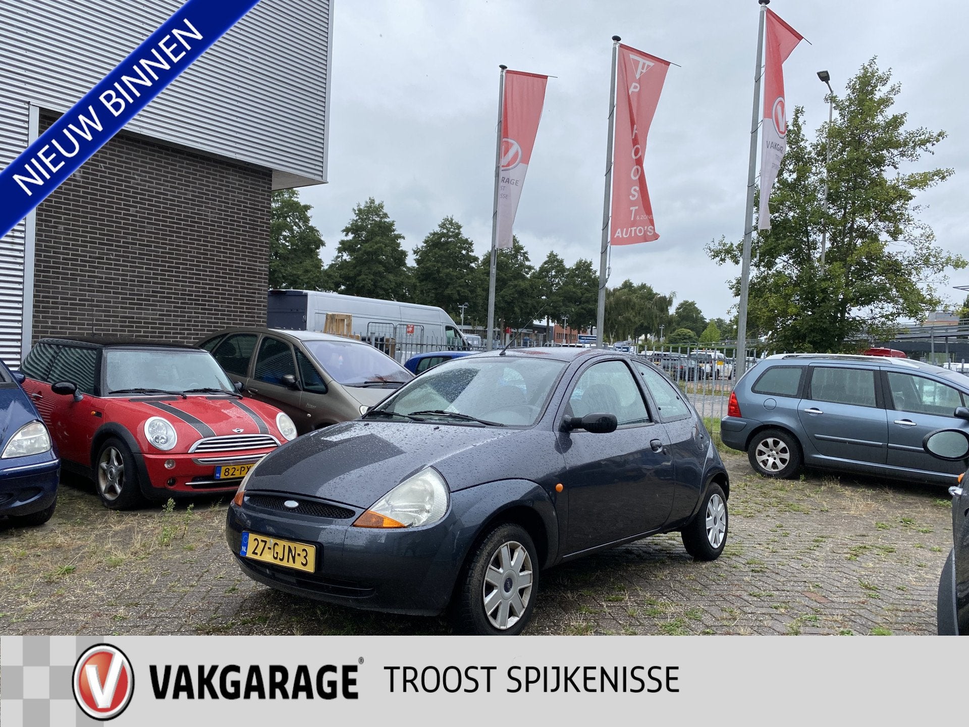 Ford Ka 1.3 Cool & Sound,APK T/M 30-06-2027,Airco,Elektrisch, Voorwielaandrijving, 1299 cc, Stof, Gebruikt