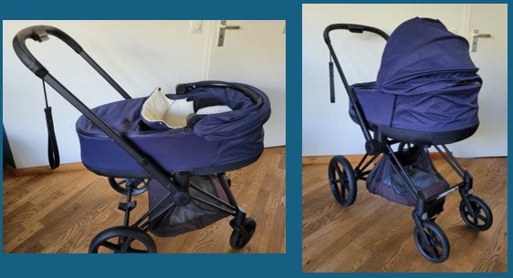 Kinderwagen: Cybex Priam+ Cloud Z+ Sirona Z+ Base Z|0-4 jaar, Combiwagen, Ophalen, Overige merken, Luchtbanden