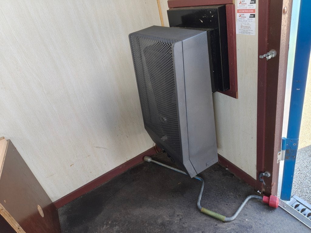schaftwagen, bouwkeet, schaftkeet, snelverkeer bj. 2007, Doe-het-zelf en Verbouw, Bouwketen en Schaftketen, Ophalen, Gebruikt
