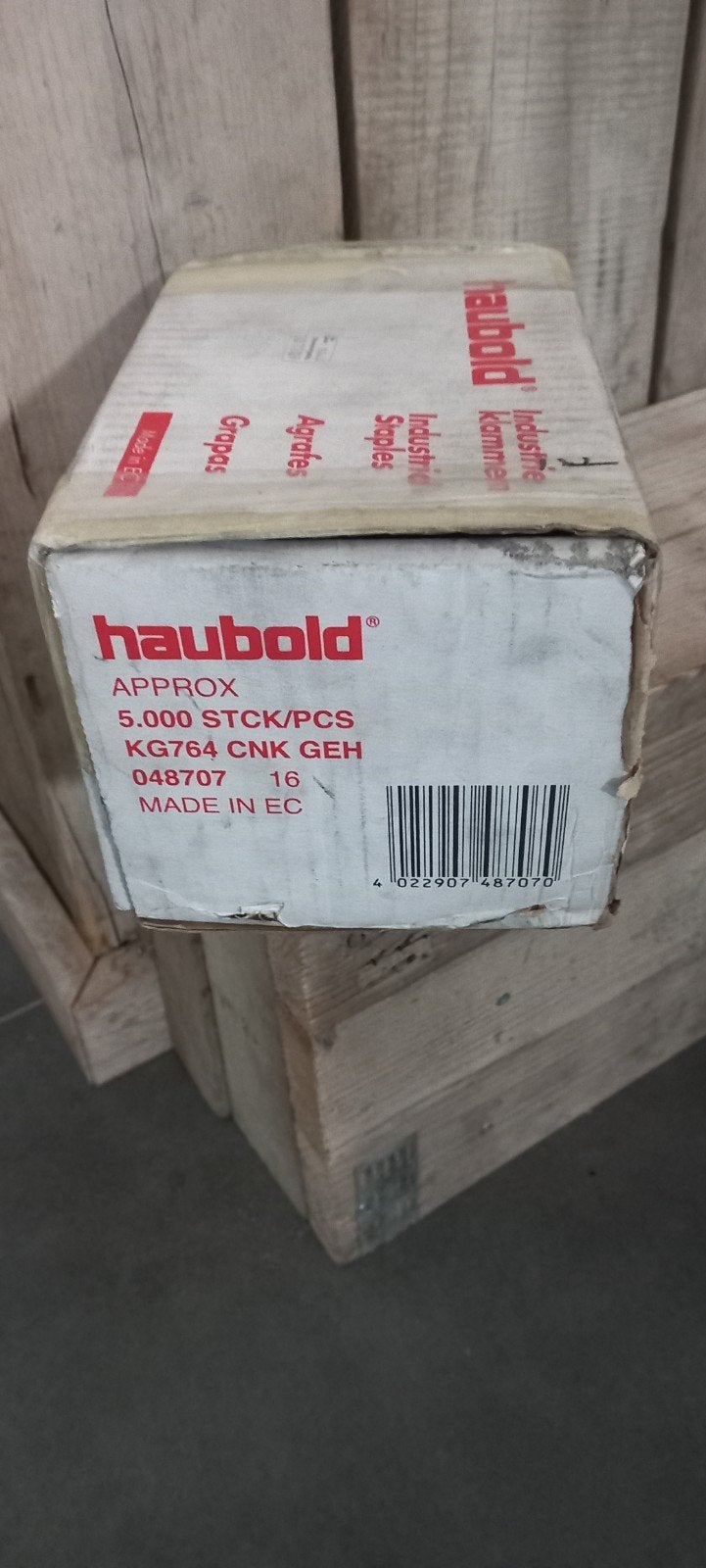 Haubold KG764 CNK GEH Nietjes - 5000 stuks, Ophalen of Verzenden, Nieuw, Tacker/nietmachine, Overige merken