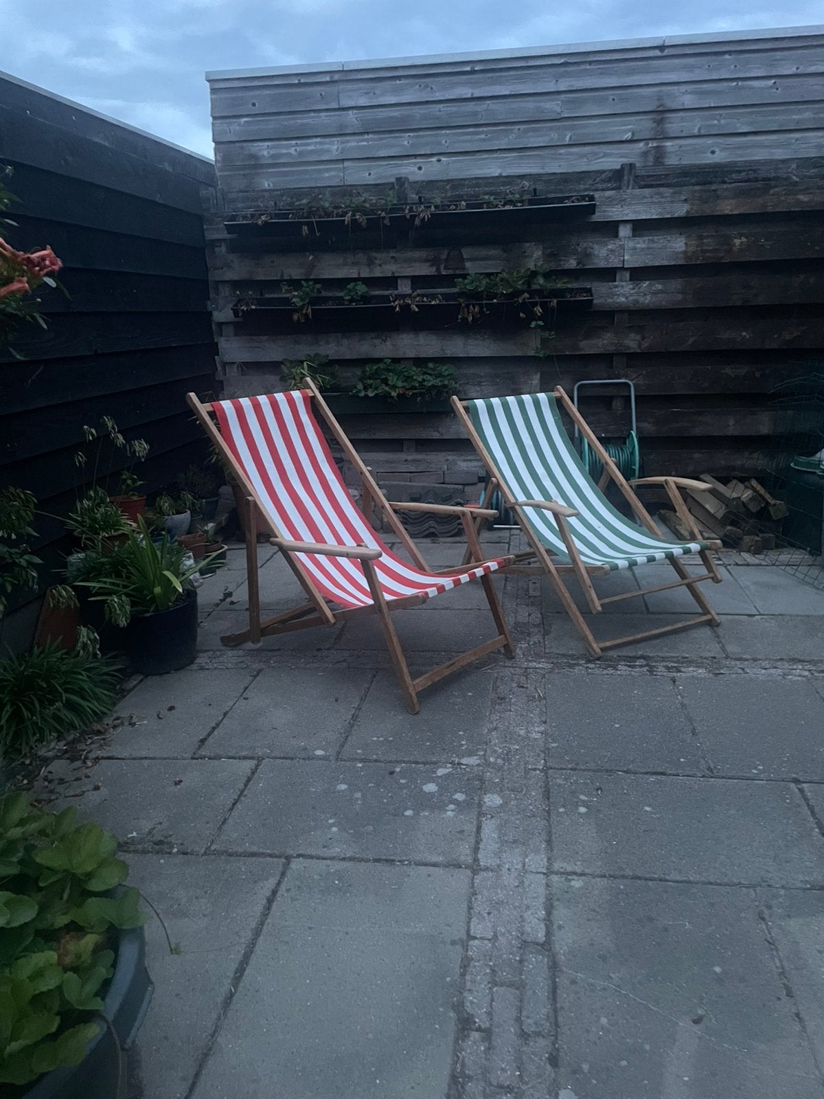 Zomerstoeltjes, Ophalen, Gebruikt, Buiten