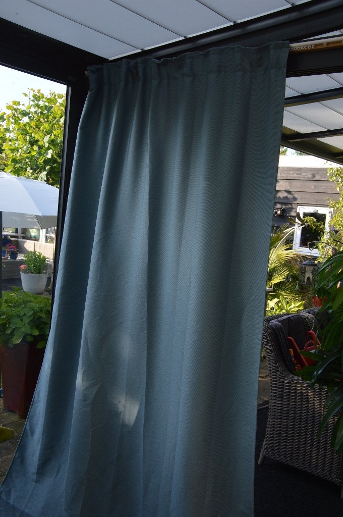 Ikea Marjun gordijnen 2 kleurig met brede band 145 cm/ 300cm, Gebruikt, 100 tot 150 cm, 200 cm of meer, Ophalen of Verzenden