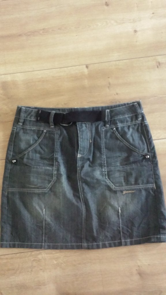 Rok van spijkerstof, maat 2XL, Ophalen, Geisha, Blauw, Maat 46/48 (XL) of groter