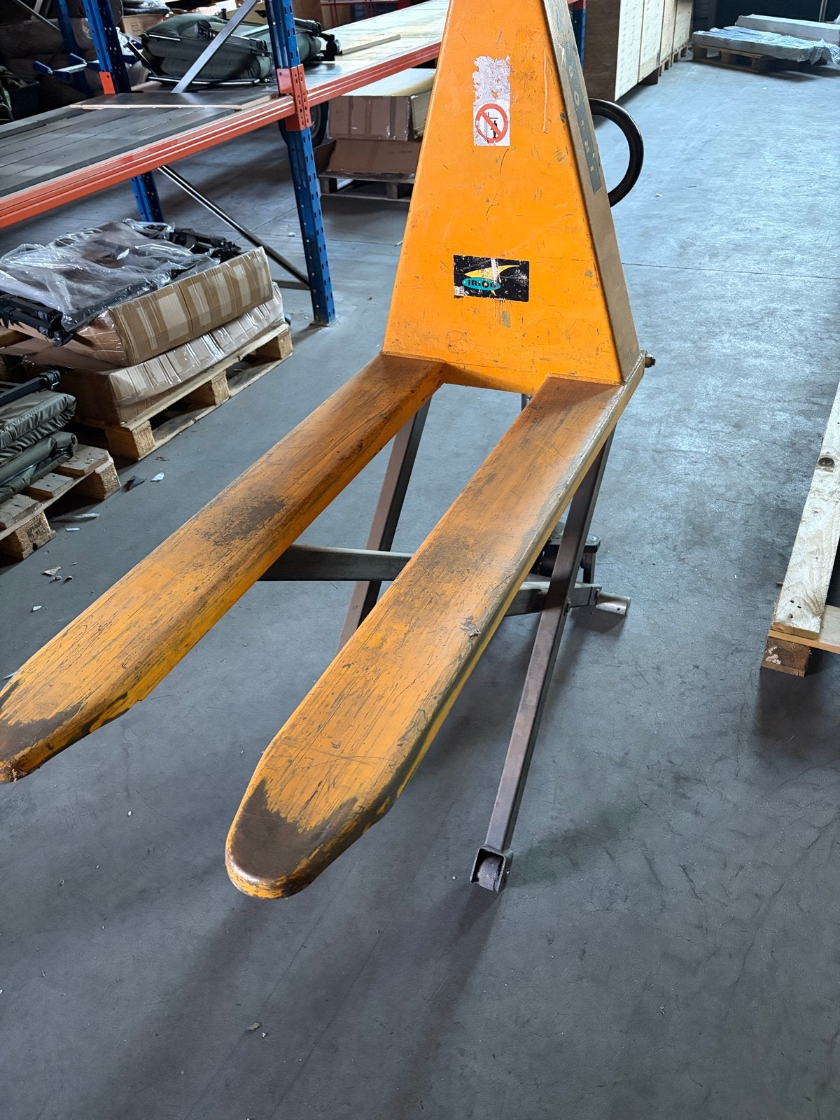 Handpallettruck 1000 kg - Handmatig schaarhefwagen, Ophalen