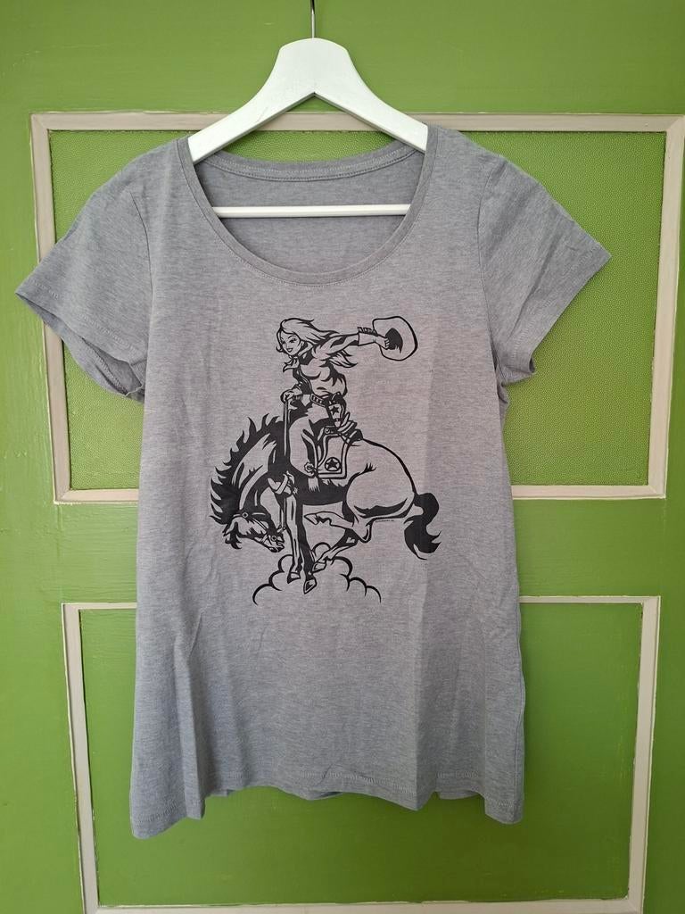 T-shirt met unieke tattoo print van Claudia Hek, Maat 38/40 (M), Claudia Hek, Ophalen of Verzenden, Korte mouw