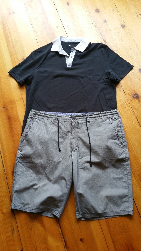 korte broek en tshirt Massimo Dutti tshirts en  korte broek, Overige kleuren, Maat 46/48 (XL) of groter, Ophalen of Verzenden