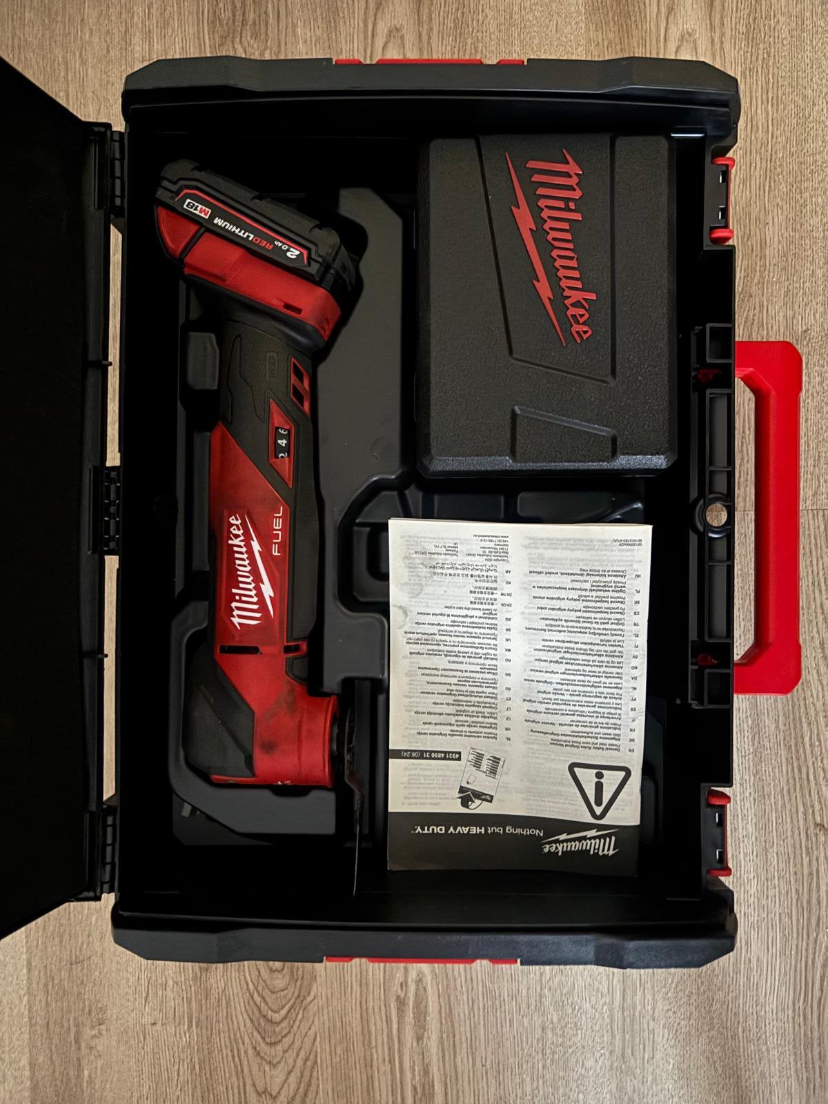 Milwaukee M18 FMT Multitool met Accu en Koffer, Ophalen of Verzenden, Gebruikt