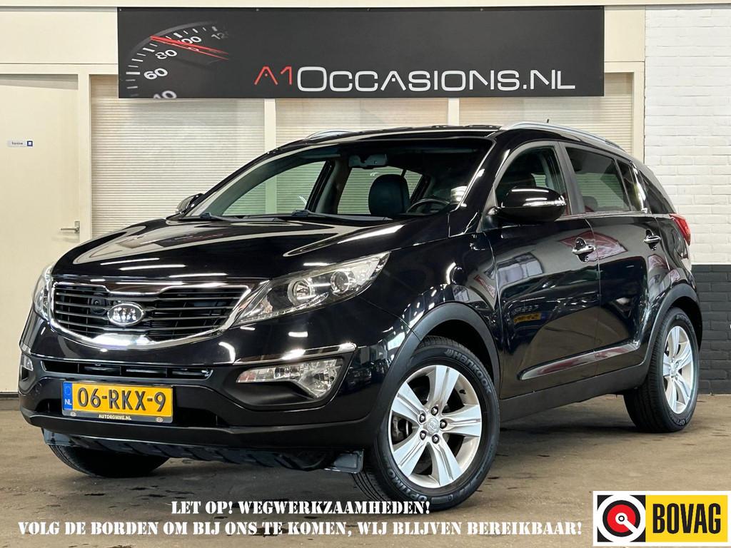 Kia Sportage 1.6 GDI X-ecutive Plus Pack + HALF LEDER + NAVI, Auto's, Kia, Euro 5, 135 pk, 4 cilinders, Leder en Stof