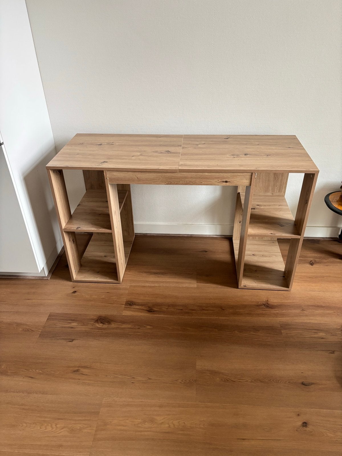 VidaXL Bureau - 130 cm breed, lichte beschadiging, Ophalen, Hout, 50 cm, Zo goed als nieuw