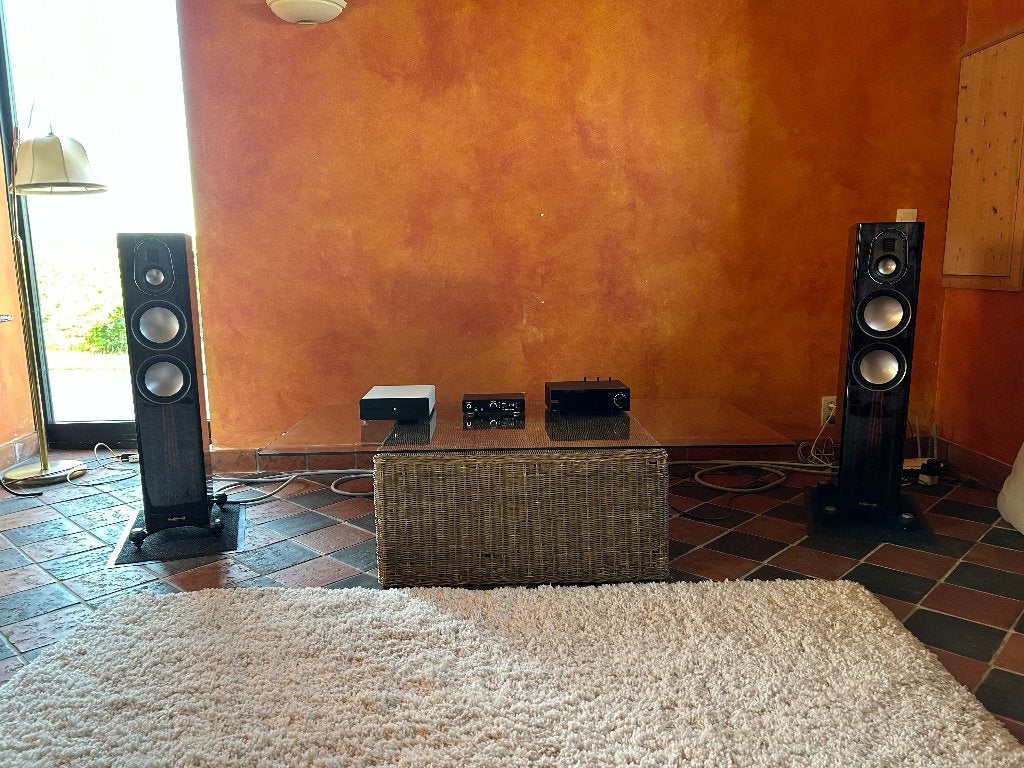 Monitor Audio Gold 200 5G Ebony Nieuwstaat, Audio, Tv en Foto, Luidsprekers, Ophalen, Zo goed als nieuw, Vloerstaande luidspreker