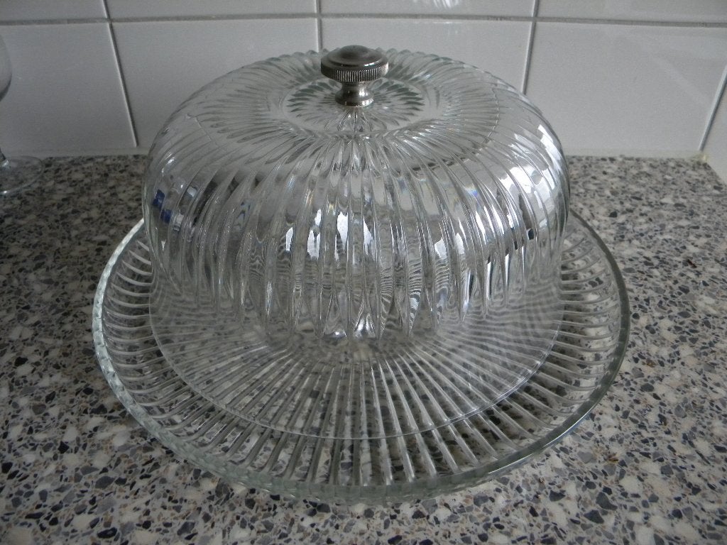 ANTIEKE FRANSE STOLP, MOOI BEWERKT IN GOEDE STAAT, Glas, Ophalen of Verzenden, Gebruikt, Geslepen