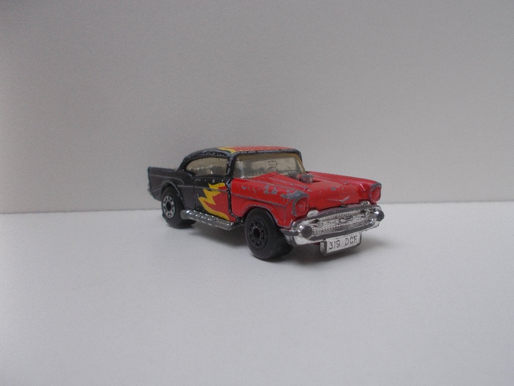 6675 '57 Chevrolet Bel Air Matchbox Superfast No 4, Ophalen of Verzenden, Gebruikt, Auto