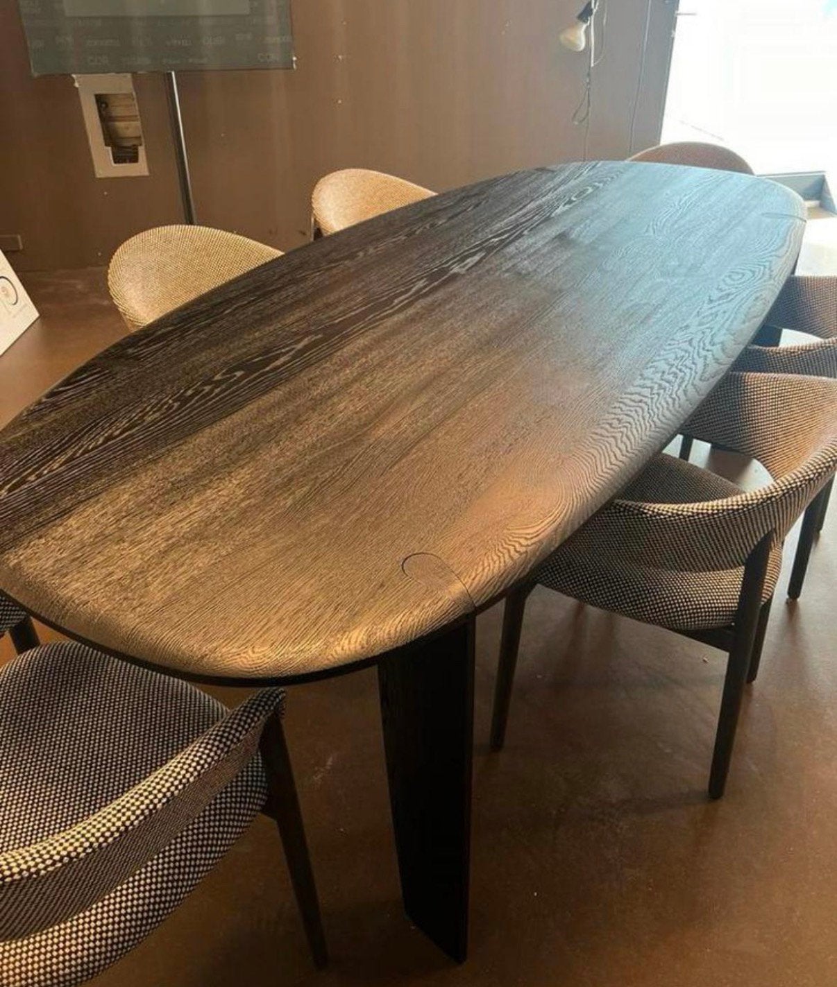 QLiv eettafel black choaral 115x260cm stone oval 2026, Huis en Inrichting, 100 tot 150 cm, Qliv, 9723 CA, Info@qliv.nl
