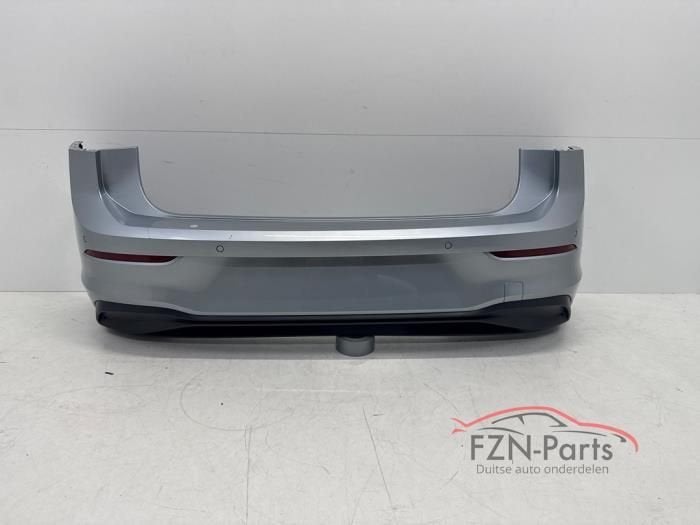 VW Golf 8.5 Facelift Achterbumper 6PDC Zilver LM7P (5H680742, Ophalen of Verzenden, Gebruikt, Achter, Bumper