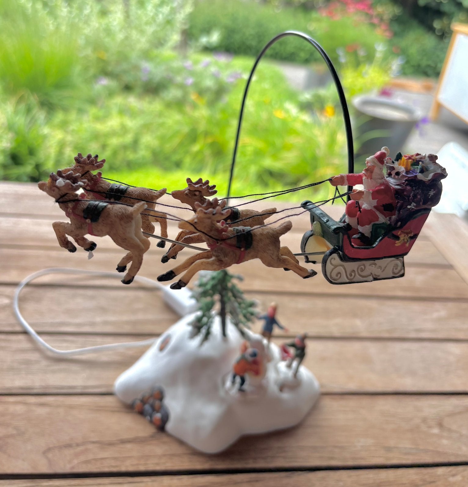 Lemax Santa Claus is coming to town (#54353), Diversen, Kerst, Ophalen of Verzenden, Zo goed als nieuw