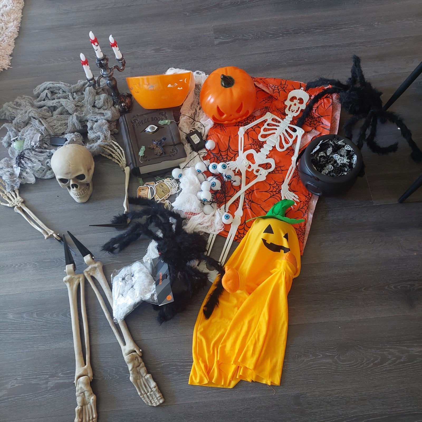 Halloween Decoratie Set - Fotodoek & Achtergrond, Ophalen of Verzenden, Gebruikt, Versiering, Halloween of Griezel