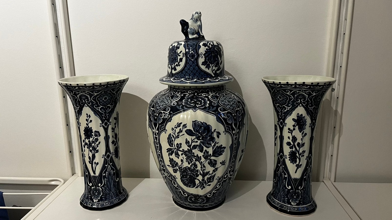 Kaststel set van 3 delfts blauw, Antiek en Kunst, Antiek | Keramiek en Aardewerk, Ophalen