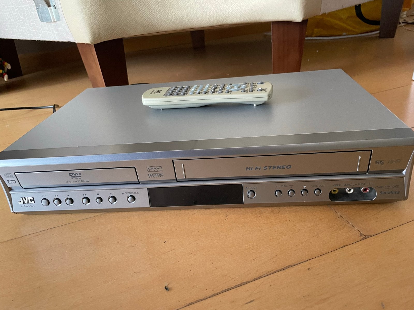 JVC DVD/VCR Combo Speler - Hi-Fi Stereo met Afstandsbedienin, Ophalen, Gebruikt, Dvd-speler, JVC
