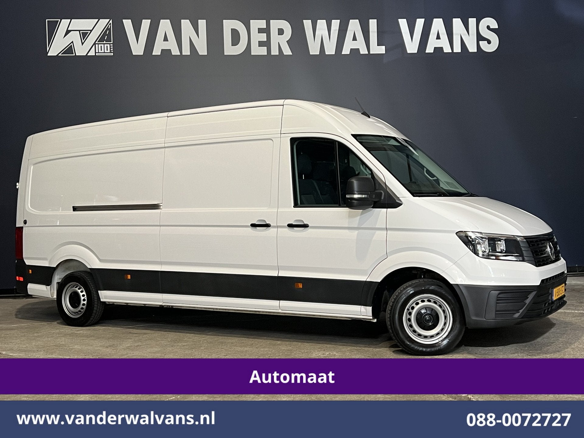 Volkswagen Crafter 2.0 TDI 140pk Automaat L4H3 L3H2 Euro6 Ai, Dealer onderhouden, Stof, Gebruikt, 4 cilinders