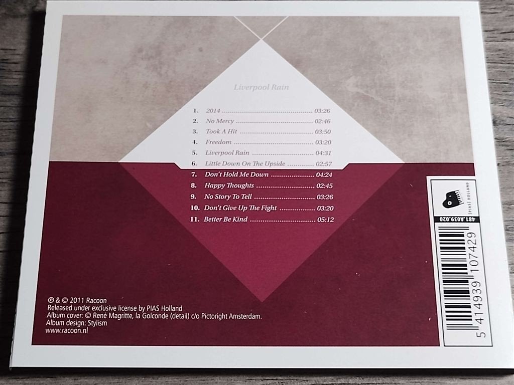 Racoon – Liverpool Rain, Ophalen of Verzenden, Zo goed als nieuw, Pop