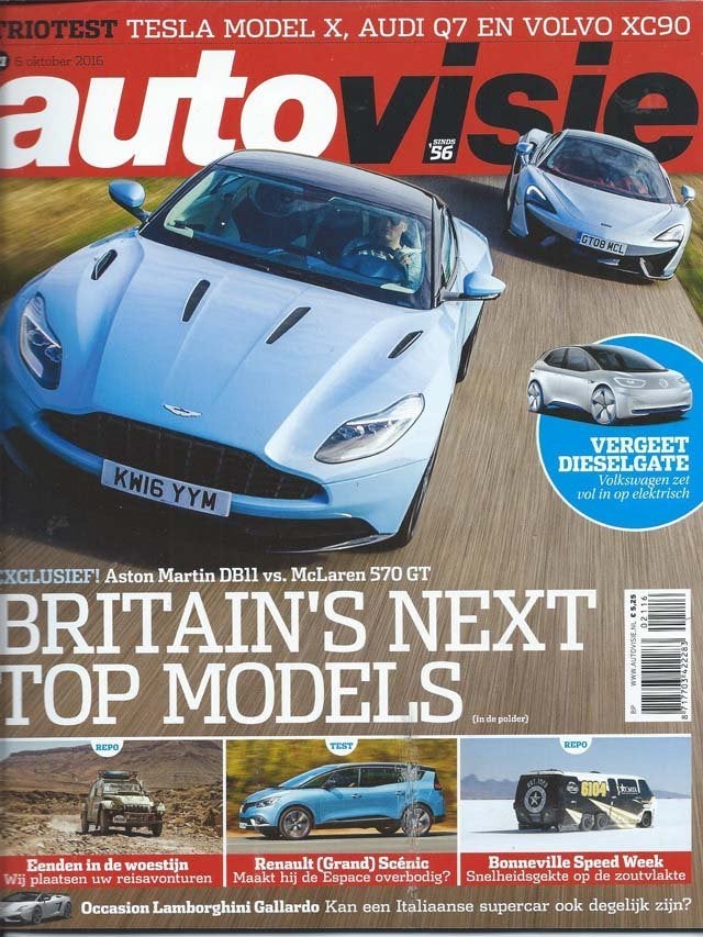 Autovisie 21 2016 : Burton - Porsche 550 - Tesla Model X, Boeken, Ophalen of Verzenden, Gelezen, Algemeen