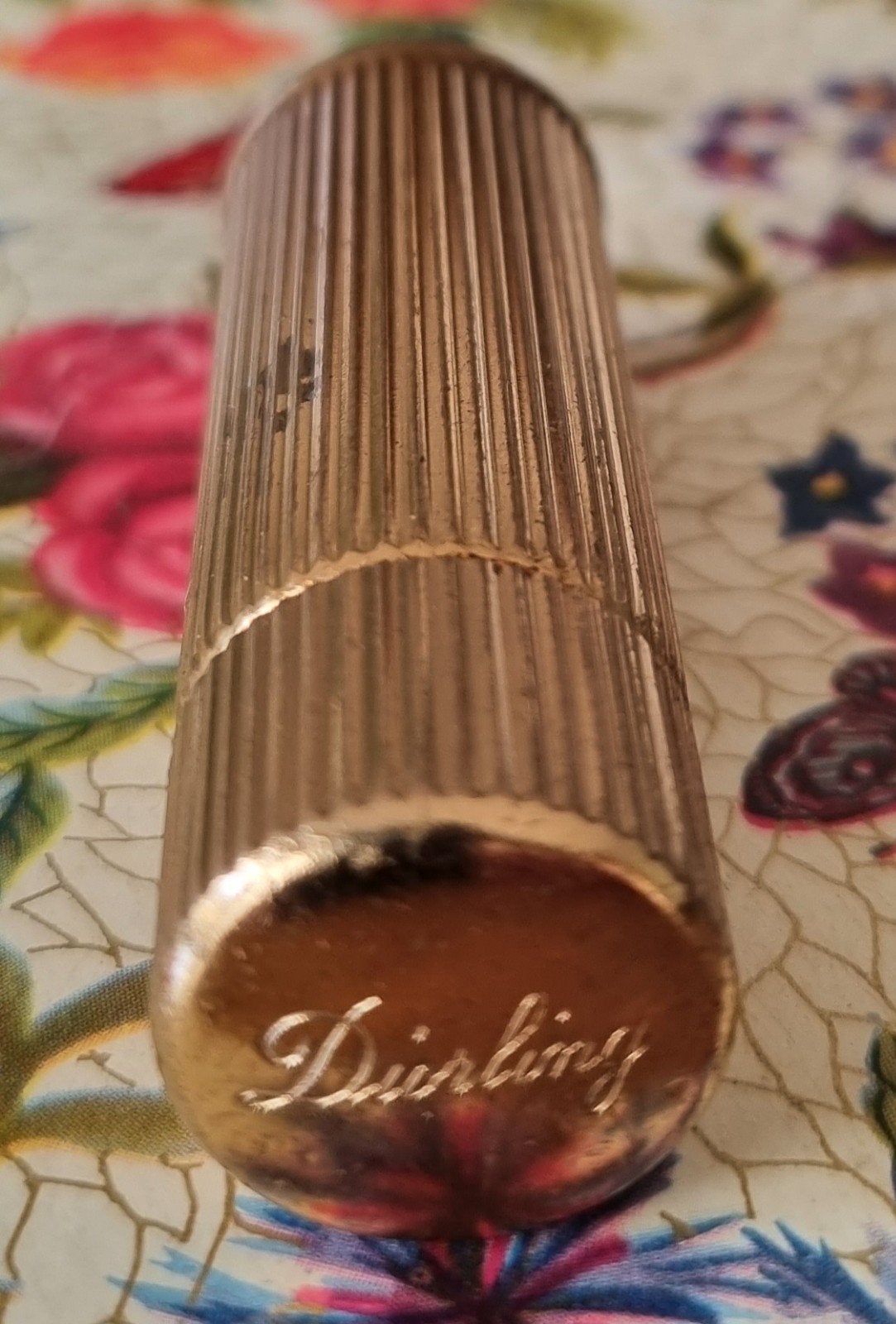Vintage Christian Dior "Diorling" miniatuur parfumflesje, Ophalen of Verzenden