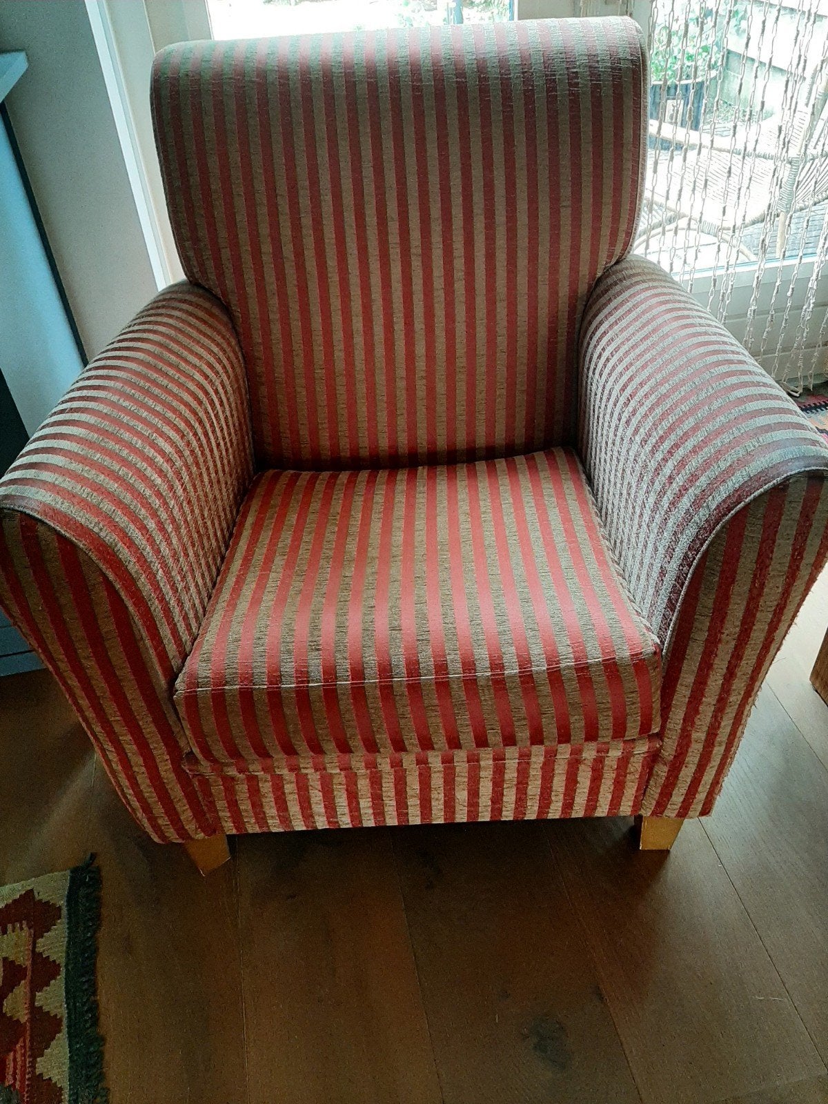 Comfortabele Fauteuil, Huis en Inrichting, Ophalen, Hout, Gebruikt, 75 tot 100 cm