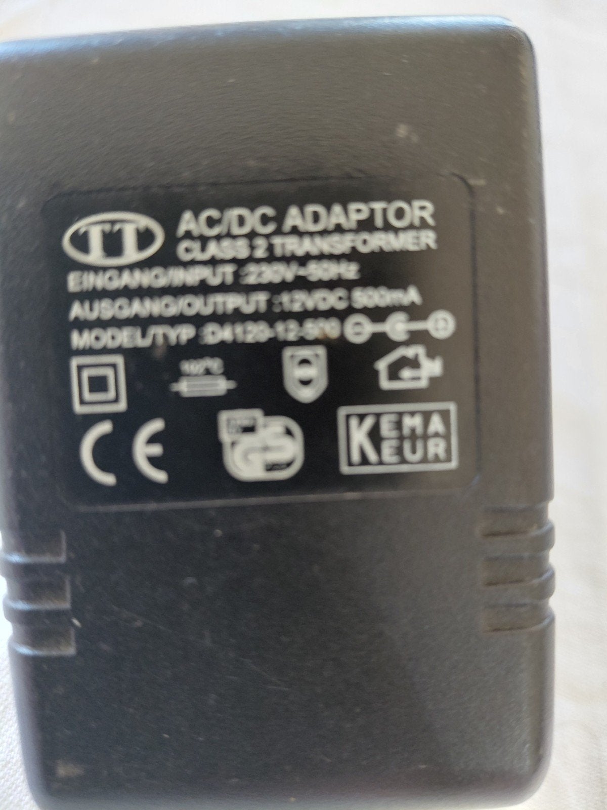 TT AC/DC Adapter 12VDC 500mA - Klasse 2 Transformator, Ophalen of Verzenden