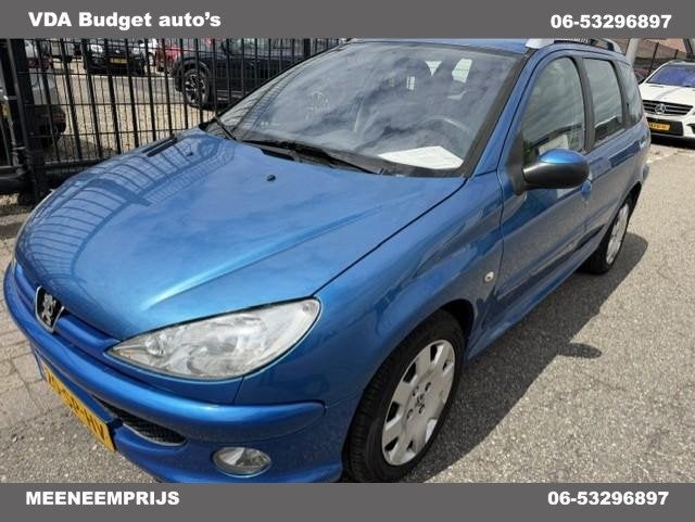 Peugeot 206 SW 1.4-16V Export/Werk versnellingsbak matig Apk, Auto's, Voorwielaandrijving, 4 cilinders, Verwarmde buitenspiegels