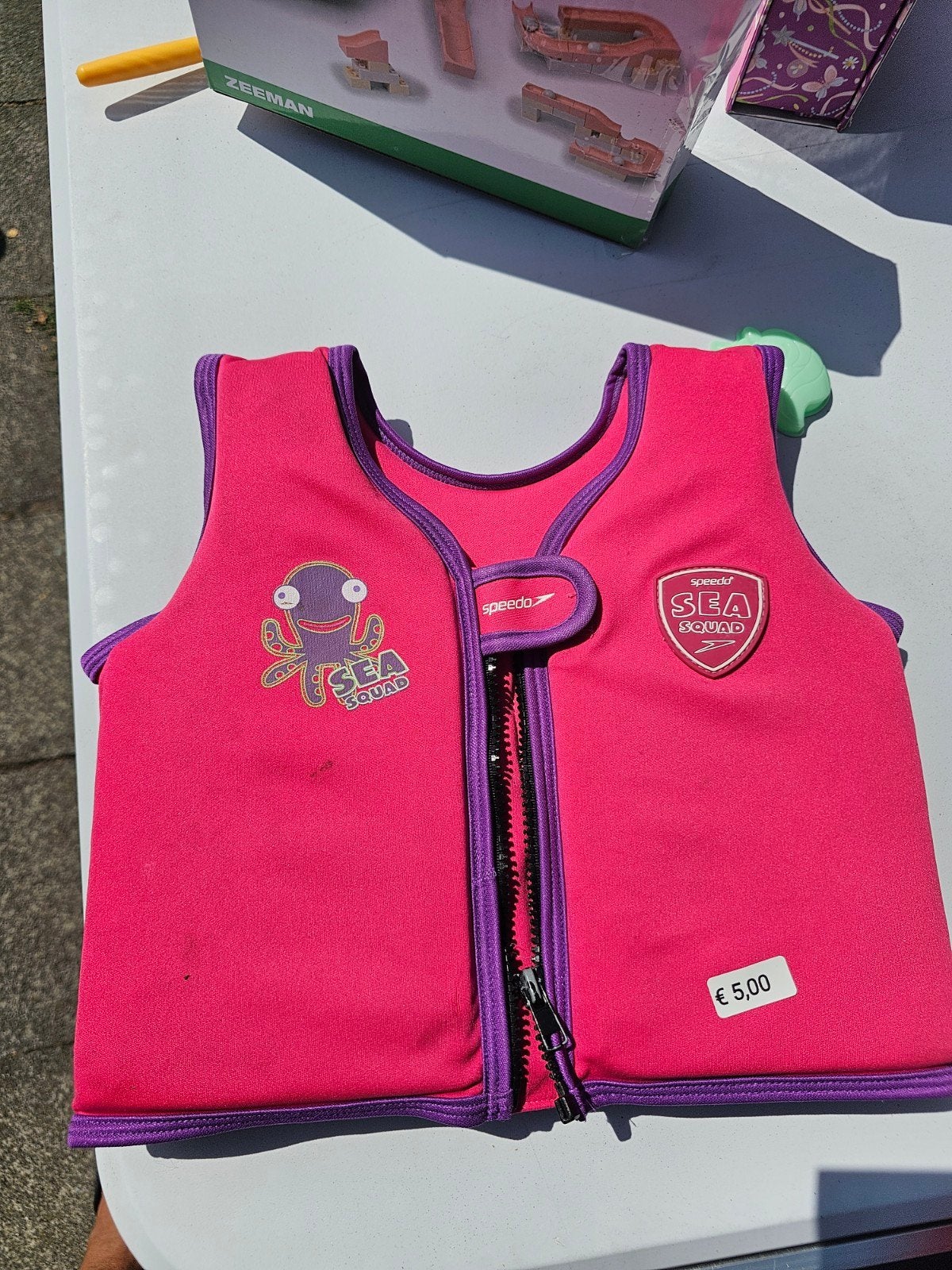 Speedo Sea Squad Zwemvest - Roze met Paars, Ophalen of Verzenden, Gebruikt