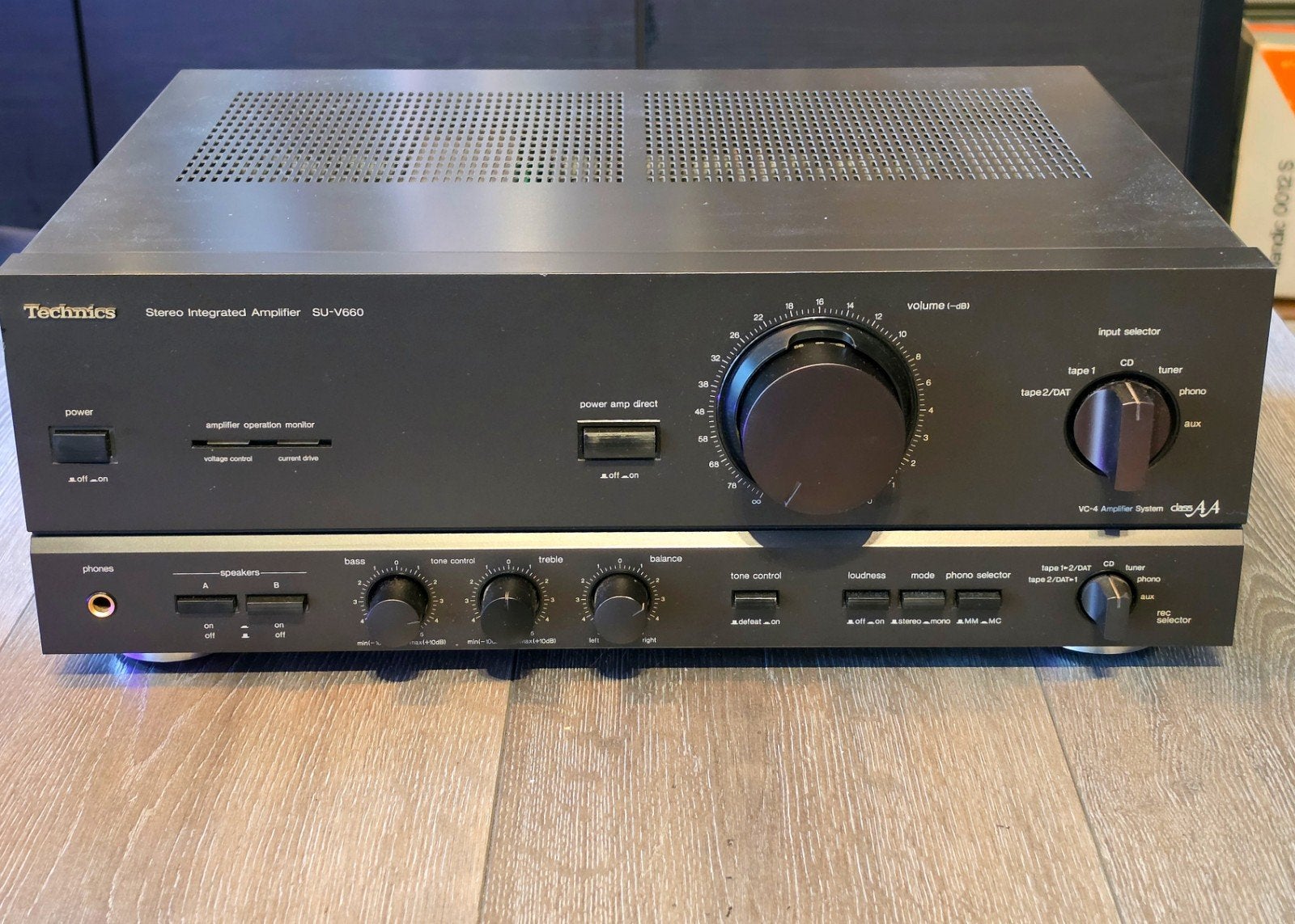 TECHNICS SU-V660 • GARANTIE • STEREO • PHONO • VINTAGE, Ricks-audio De Kempen 18, 6021PZ Budel, Refurbished, Ophalen of Verzenden
