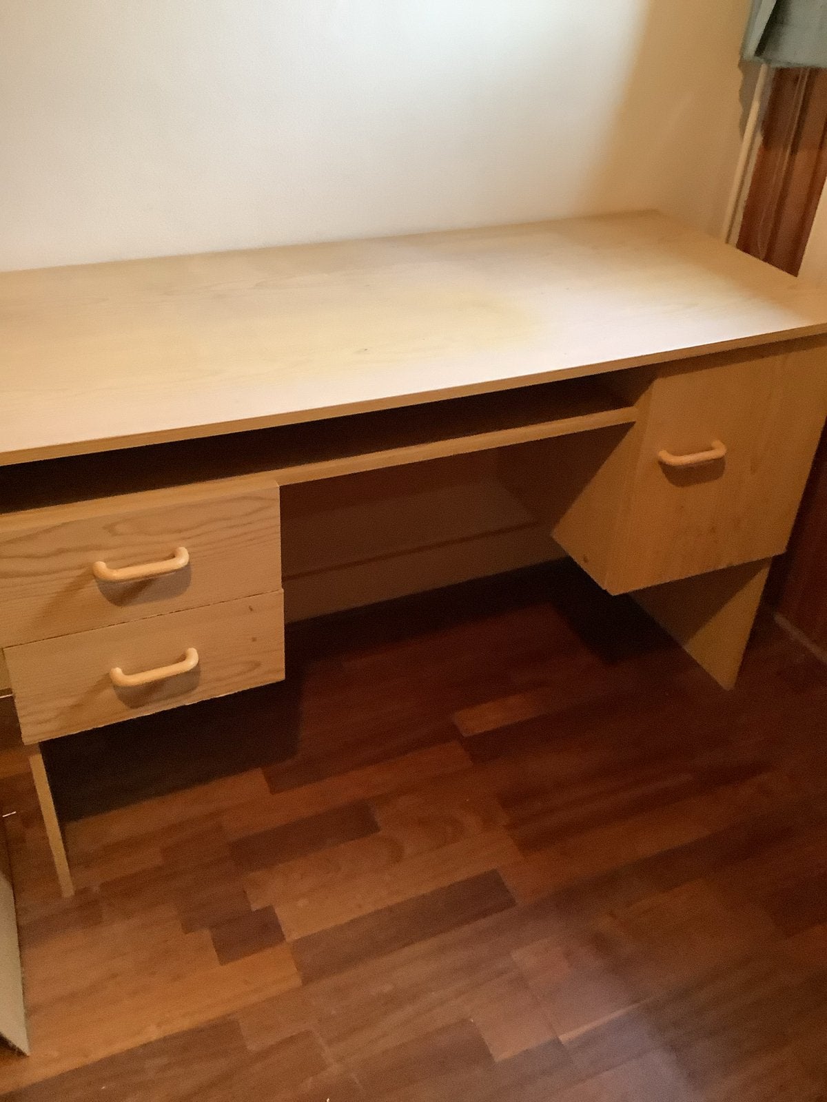 Lundia Bureau met Lades - 125x45x79 cm, Ophalen, Gebruikt, Overige merken, Hout