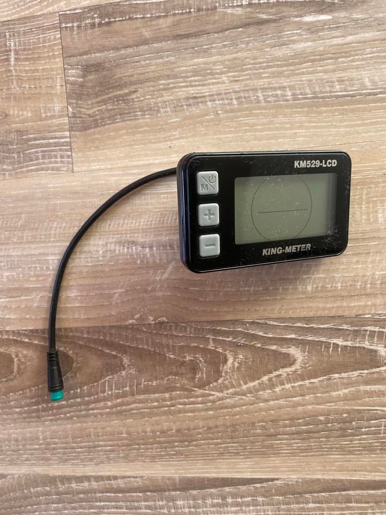 E-bike display King-Meter KM529-LCD 36V, Fietsen en Brommers, Fietsaccessoires | Fietscomputers, Zo goed als nieuw, Snelheidssensor