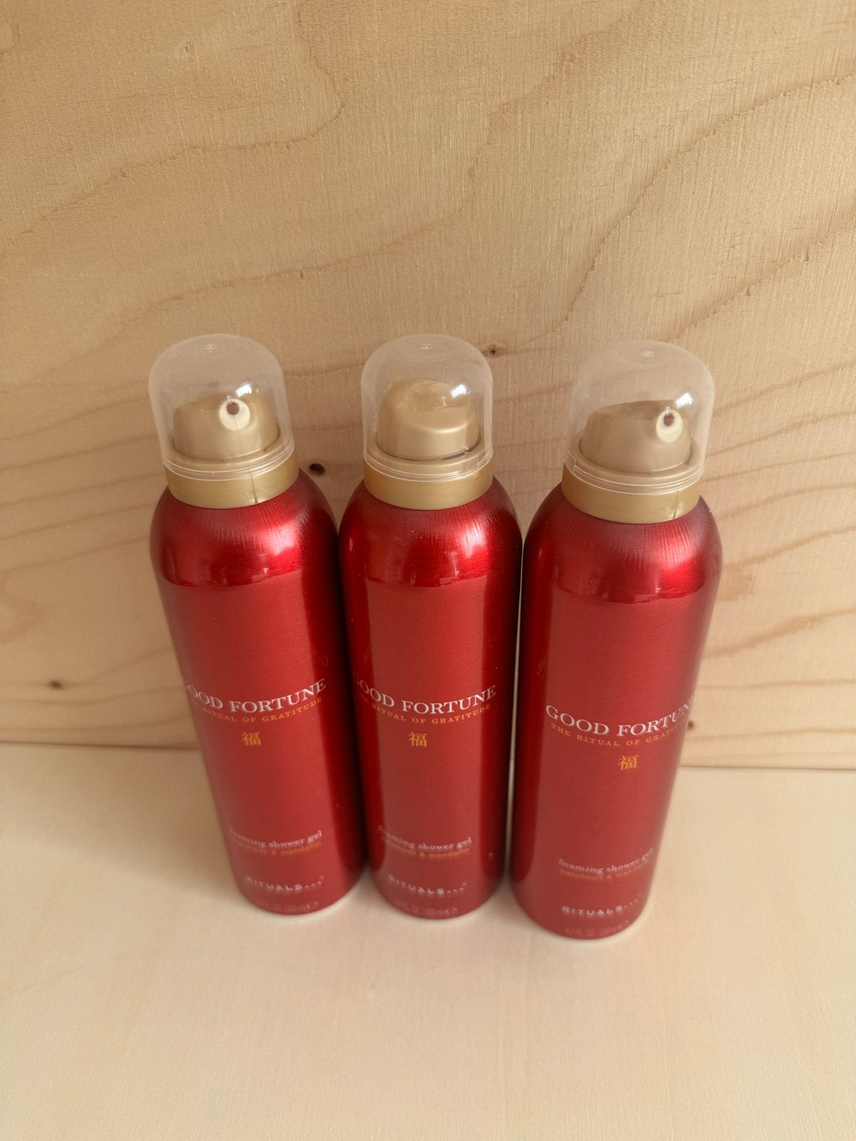 3x Rituals The Ritual of Good Fortune Foaming Shower Gel, Ophalen of Verzenden, Nieuw, Bad & Douche